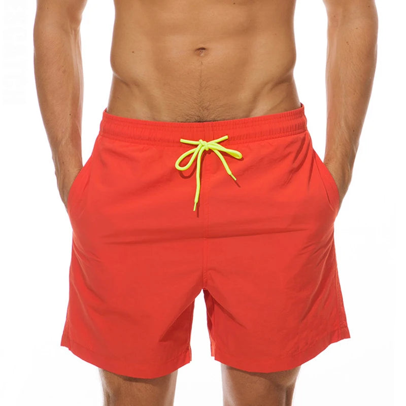 Shorts Masculinos ESCATCH – Secagem Rápida e Conforto para Praia, Corrida ou Natação