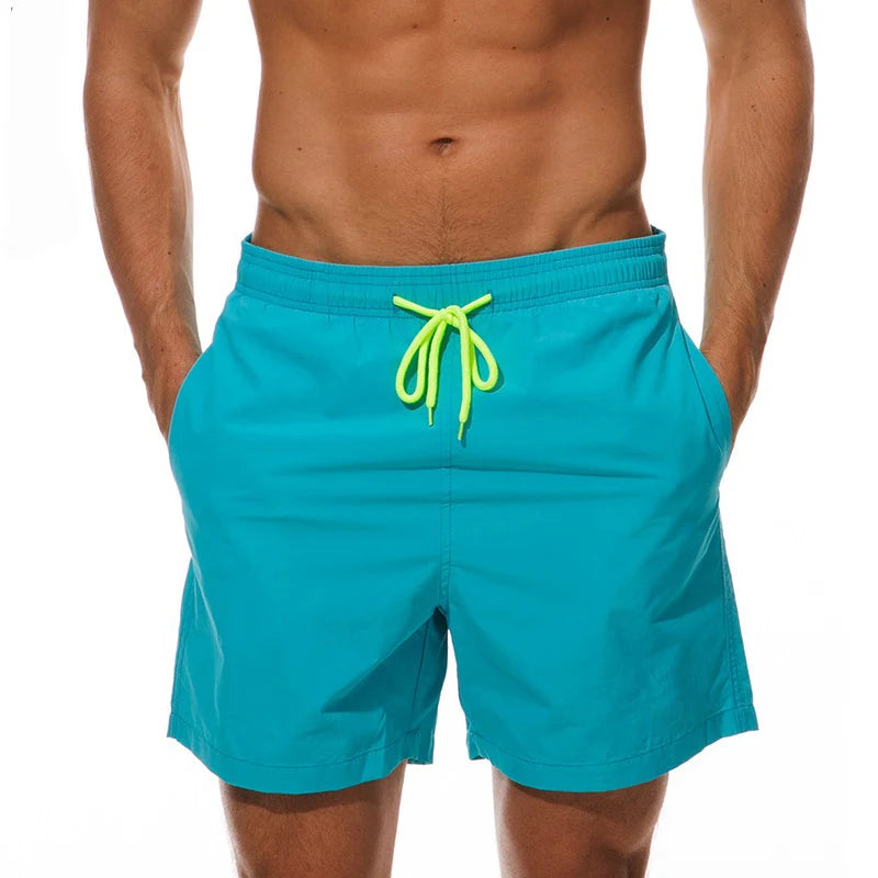 Shorts Masculinos ESCATCH – Secagem Rápida e Conforto para Praia, Corrida ou Natação