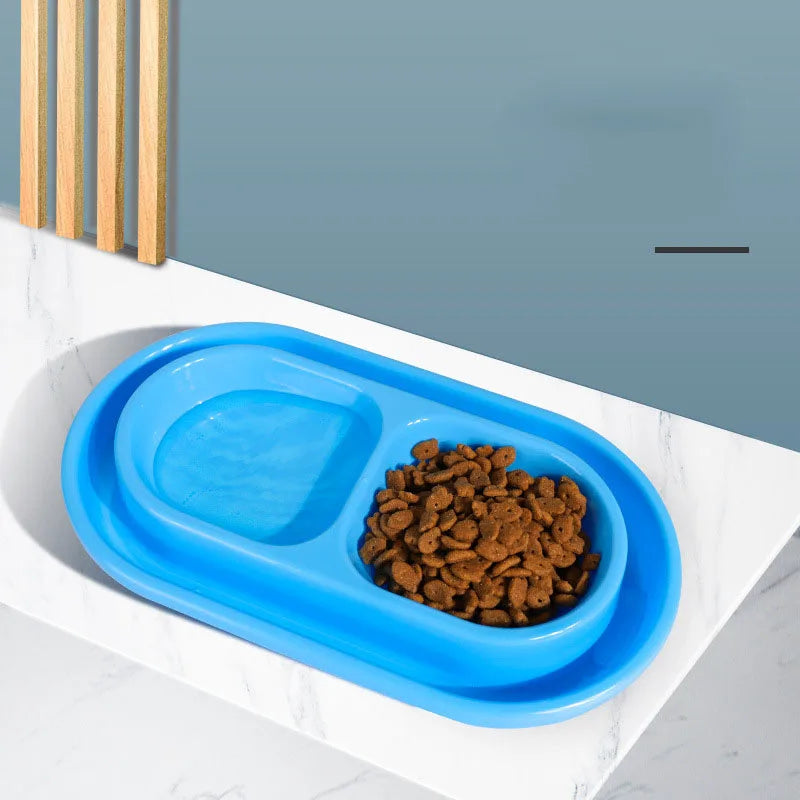 Tigelas Duplas Anti-Formigas – Alimentador Automático para Cães e Gatos