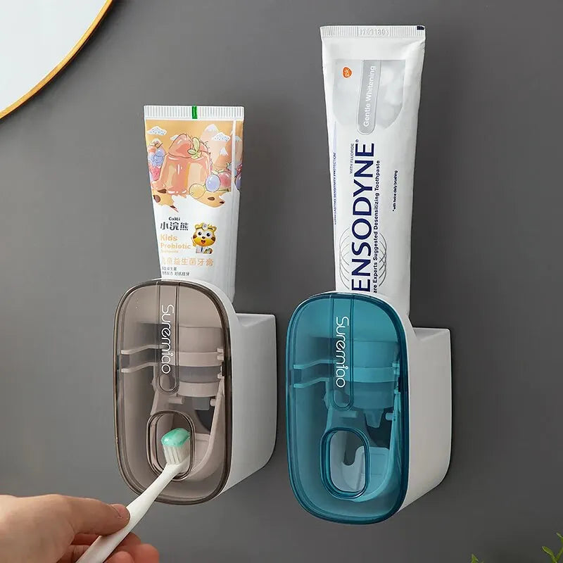Dispenser automático de pasta de dente
