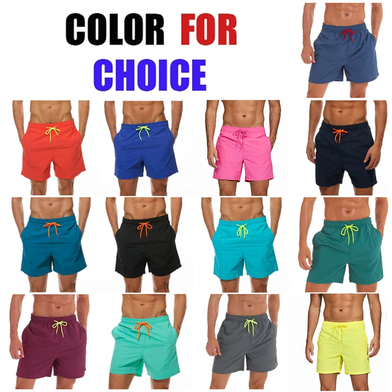 Shorts Masculinos ESCATCH – Secagem Rápida e Conforto para Praia, Corrida ou Natação