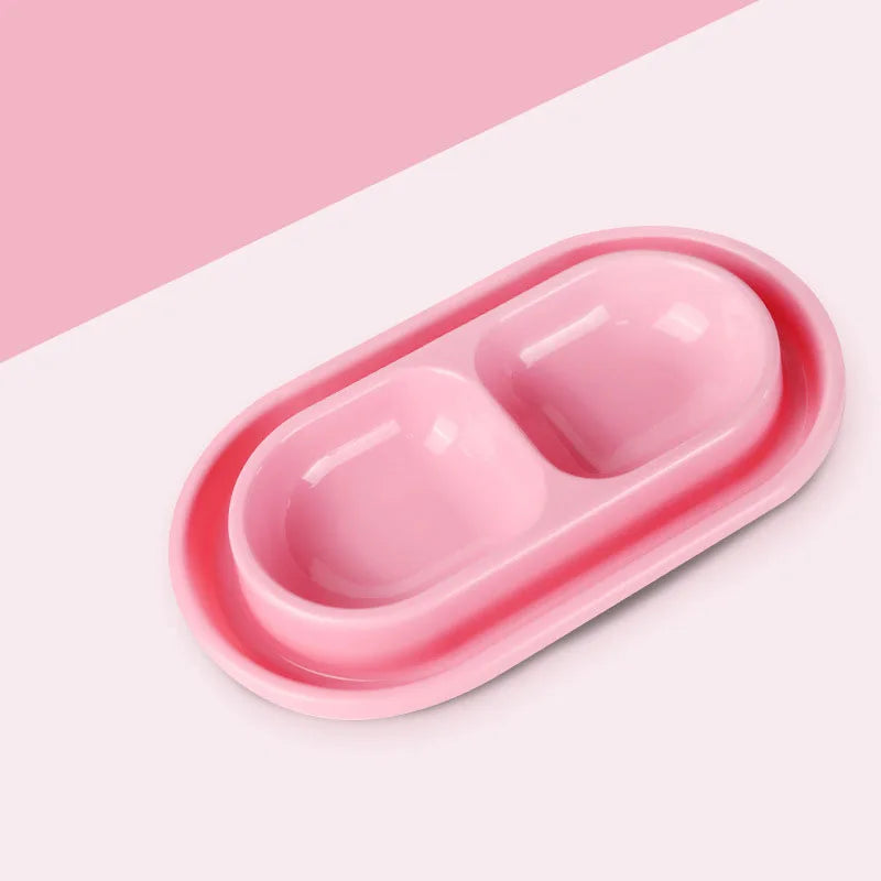 Tigelas Duplas Anti-Formigas – Alimentador Automático para Cães e Gatos